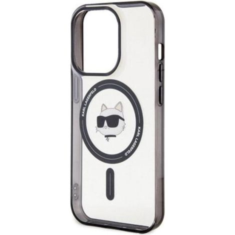 Coque rigide transparente Karl Lagerfeld KLHMP15MHCHNOTK pour iPhone 15 Plus / 14 Plus 6,7" IML Choupette's Head MagSafe (1/5)