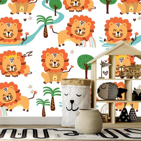 Papier peint graou le lionceau papier peint (1/5)