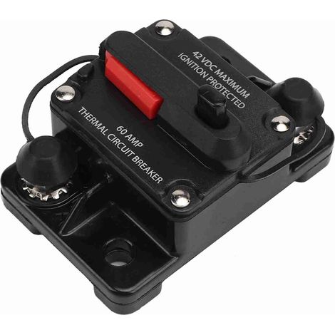 Disyuntor rearmable automático de 12 V 30 A/40 A/60 A para audio de automóvil con función de recuperación automática.
