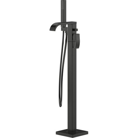 Flow Colore Gunmetal Freestanding Bath Shower Mixer Tap (1/5)