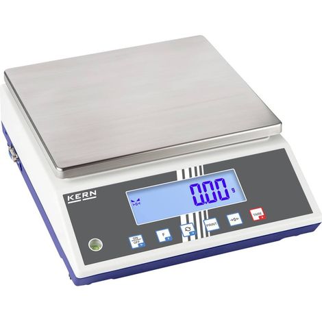 Kern Bilancia da tavolo FCB 6K-5 Portata max. 6 kg Risoluzione 0.05 g via alimentatore a spina Grigio, Blu (1/5)