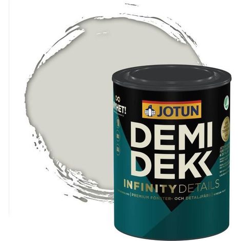 Peinture Bois - DEMIDEKK INFINITY DETAILS - Lasure Opaque Satinée - RAL 9002 - 0,75L (1/2)