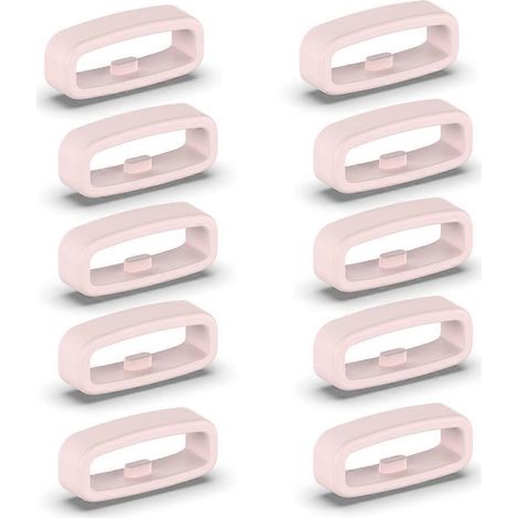 Silikon-Befestigungsring 18/20/22 mm – Ersatzteil zur Riemenbefestigung – 22 mm – Rosa