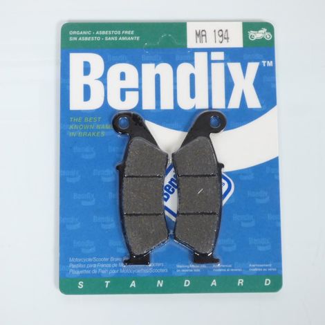 Plaquette de frein Bendix pour Moto Suzuki 400 DRZ E 2000 à 2013 (1/2)