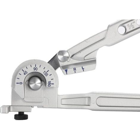 Cintreuse à levier 612 mm Taille 2/3 Compatible avec le cintrage jusqu'à 180° pour la réparation de tuyaux en cuivre/aluminium (3/8'', 1/2'') (1/5)