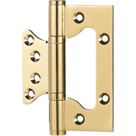 Charnières de porte en laiton DOOROOM (PVD-4 pouces) - 1 pièce - Fente libre - Épaisseur lisse - Silencieuses - 4 pouces (1/5)