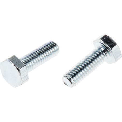 Vis à tête hexagonale, Acier Galvanisé et passivé, M4 x 12mm ( Prix pour Sachet de 100 )