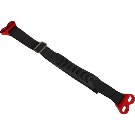 Sangle de remorquage 10000lbs, corde de dépannage haute résistance, robuste et anti-abrasion, pour tout-terrain moto avant, rouge, 2 pièces (1/5)