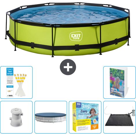 Exit Pool Rund - 360x76 cm - 7-teilig S234