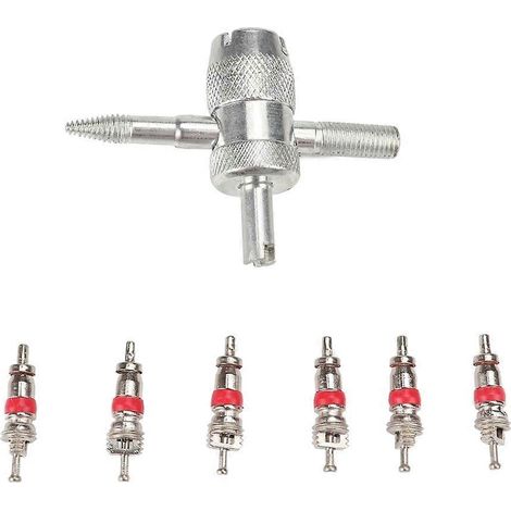 4-in-1-Reifenventil-Ausbauwerkzeug-Set, Reifenventil-Reparaturwerkzeug, Reifenventil-Ausbauwerkzeug für Fahrräder