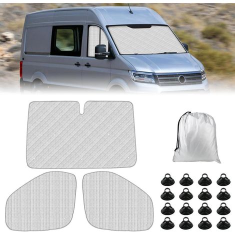 Sonnenschutz Frontscheibe 3-teilig für VW Crafter/Grand California 2006-2017 Thermomatte (1/5)