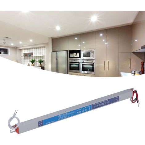 Alimentation LED à découpage 60 W, entrée 180-250 V CA, pour caisson lumineux ultra-mince en intérieur, tension constante 12 V. (1/5)