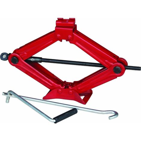 CRICK SOLLEVATORE MANUALE CRIC PANTOGRAFO BUCATURA RUOTE AUTO 2000 KG
