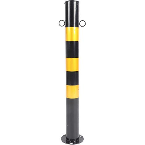 Poteau routier de 75 cm avec crochet, poteau de signalisation de sécurité, support de contrôle des foules, pieu d'avertissement de rue