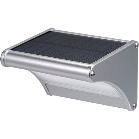 Lámpara solar exterior con 24 LED, 1500 mAh, 450 lm, sensor de movimiento, iluminación solar exterior, 4 modos, lámpara de seguridad impermeable para exteriores. (1/4)