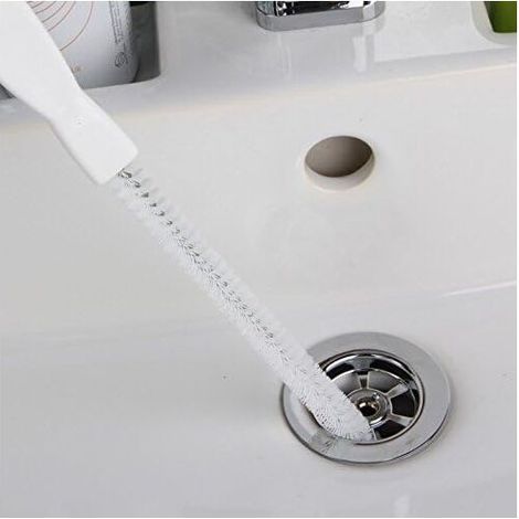Outil de nettoyage de vidange de narguilé de brosse de nettoyage d'évier de cuisine flexible de 45 cm