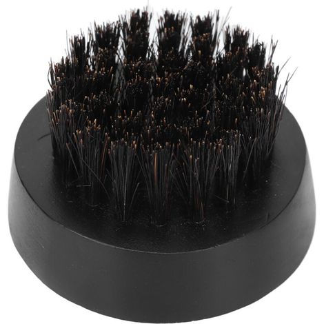 Brosse à Barbe Professionnelle pour Coiffure et Démêlage - Manche en Bois Noir (1/5)