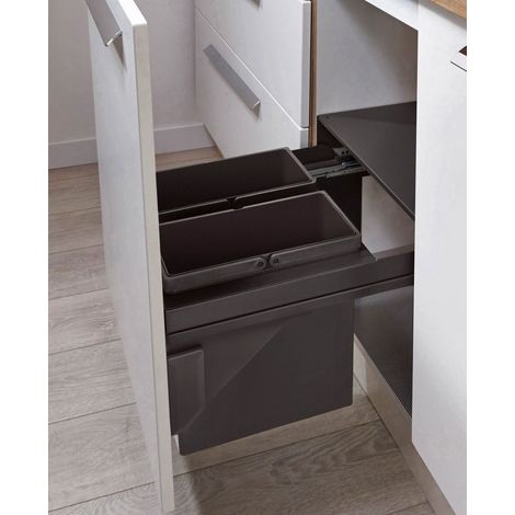 WESCO®Abfallsammler Pullboy Soft Comfort 335 K/450-2, anthrazit (1/5)