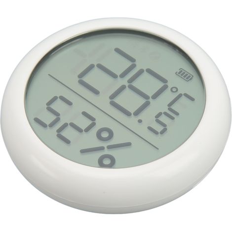 WLAN-Feuchtigkeits- und Temperatursensor mit Echtzeitüberwachung, runder Fernbedienung, digitaler Smart-Sensor für Zuhause (1/5)