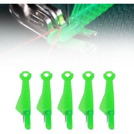 Aghi per infilare, Accessori per cucito, Aghi da cucito, Ago per infilare, Macchina da cucire, Plastica, Fai da te, Infilatura, Cucito a mano e Quilting (5 pezzi)