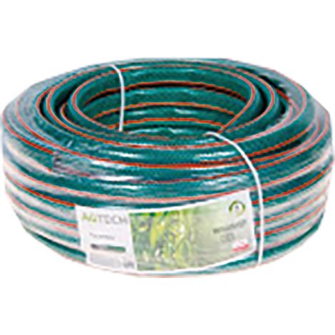 Tuyau d'arrosage flexible vert pour installation d'eau 20 m 1/2" 031220