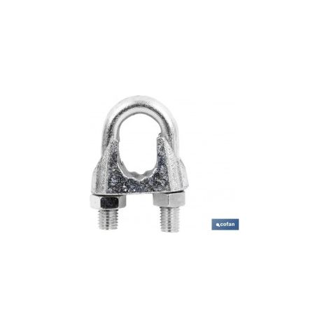 Pack de 200 serre-câbles DIN-741 zingué M-5