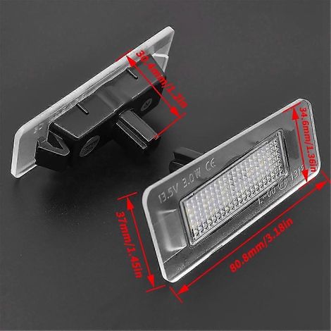 paire de feux de plaque d'immatriculation neufs et de haute qualité 925021M400 925011M400 pour Hyundai Elantra I30 Coupé (1/4)