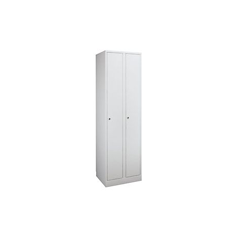 Taquilla Komfort 2 secciones gris luminoso anchura 600 mm (1/3)
