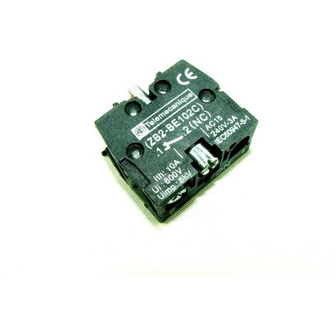 Contatto ausiliario ZB2-BE102C NC 3A/240V