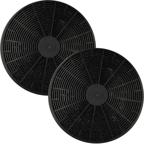 HOXILEELEOFiltre à Charbon Actif Ø 175 mm pour Hotte Aspirante - Lot de 2 - Compatible Respekta, Klarstein (1/4)