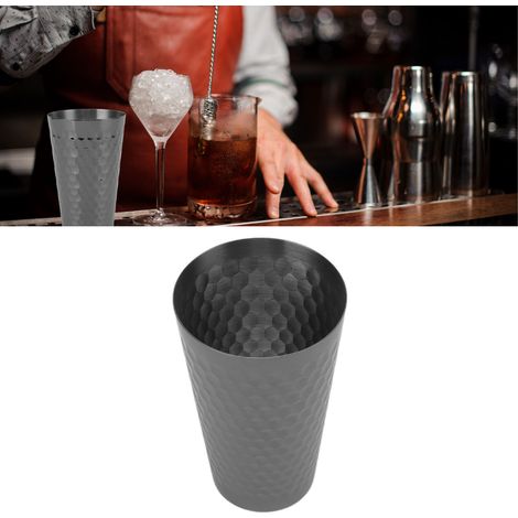 Verre à cocktail en acier inoxydable 304, verre à shaker, verre à Moscow Mule (plaqué noir) (1/5)