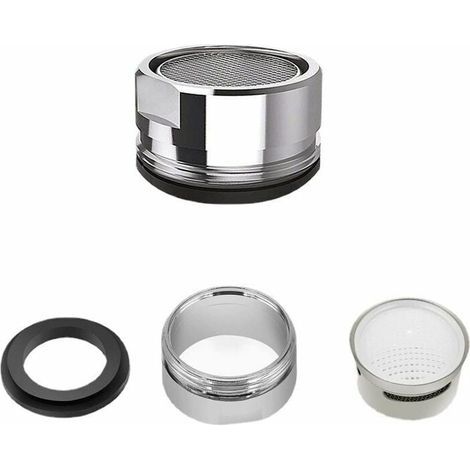 Wasserhahn-Luftsprudler, 24-mm-Wasserhahnfilter-Luftsprudler-Zubehör, Wassersparer mit Dichtungsring für Küche und Bad (1/5)