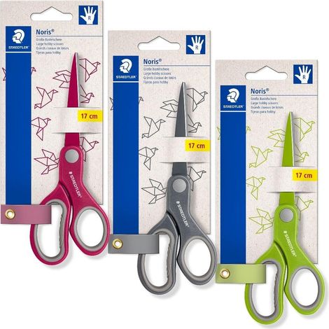 Noris Club Schere, 17 cm, farbige Klingenmischung