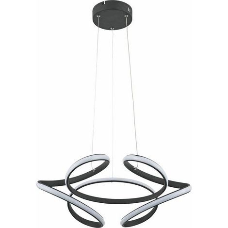 Suspension LED Narida anthracite Ø50 40W design Reality