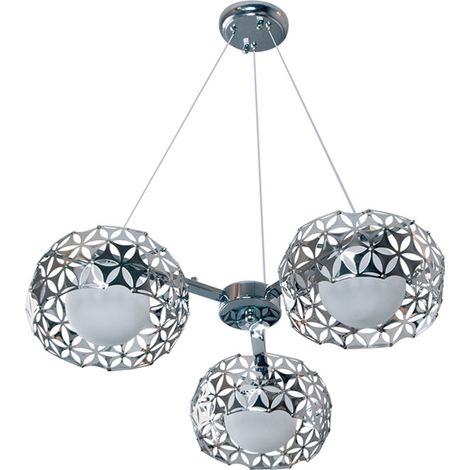 Lampada da soffitto de floreale 3xg9 h.reg.xd.62cm cromo
