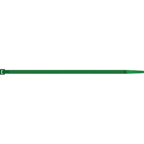 100 fascette di cablaggio in nylon verde 3,5x140 mm fascetta per cavi fili