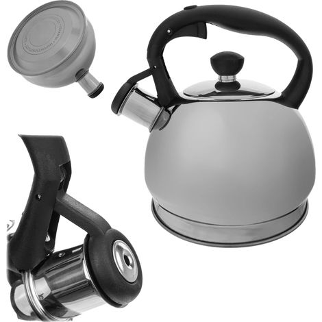 Edelstahlkessel, 1,8 l Kapazität, kompatibel mit Gas-, Elektro- und Induktionsherden, CE-zertifiziert (1/5)