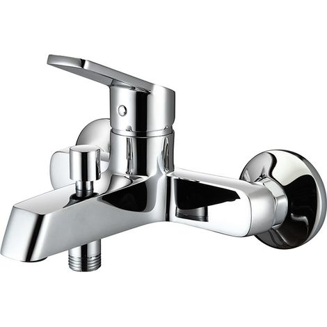Idro Bric Rubinetto Vasca Cromato Con Leva In Metallo - Serie Fluid (1/4)