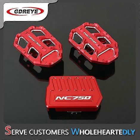 Neu für Honda NC NC750S/X NC750 NC750X Motorrad: Vergrößerte Hinterradbremshebel-Pedalverlängerung – Set rot