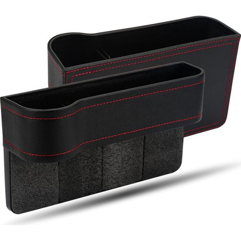 CSPARKV 2pcs Car Seat Side Organizer, Car Organizer, Car Seat Organizer, Car Seat Side Pocket, Organizer for Storing Cell Phones, Keys, Cards (1/5)