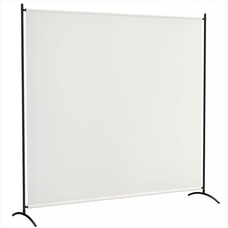 Clôture de jardin beige 180 x 50 x 180cm en polyester (1/5)