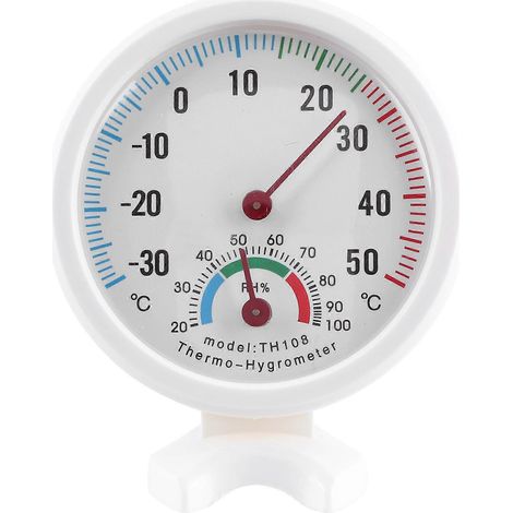 4-teiliges Thermometer-Hygrometer-Set mit Skala, für den Bürogebrauch, mit Temperatur- und Feuchtigkeitsanzeige, präzise für den Heimgebrauch (1/5)