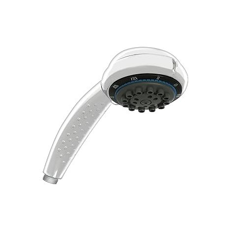 Soffione Doccia Multifunzionale ad Alta Pressione, Doccetta Massaggio Universale per Bagno, 8 getti Naos (1/3)