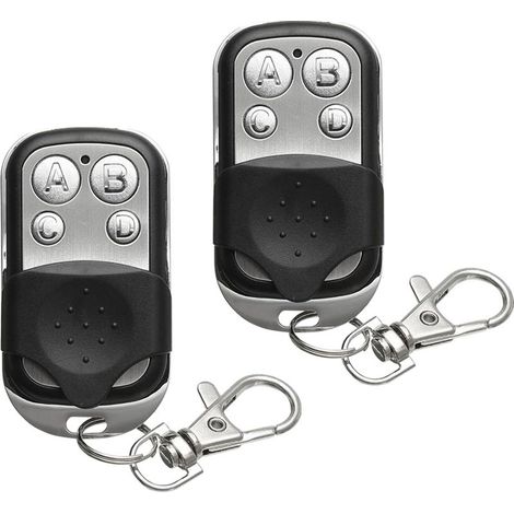 Télécommande universelle pour portail – Lot de 2 télécommandes universelles pour porte de garage (433,92 MHz) – Télécommandes pour portail coulissant (1/5)