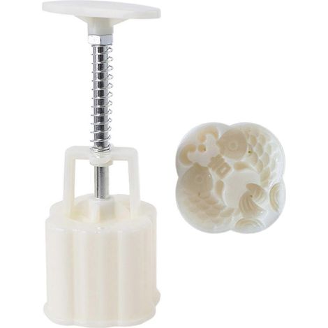 Moule à Mooncake en Forme de Carpe 63g en Plastique pour DIY (1/4)