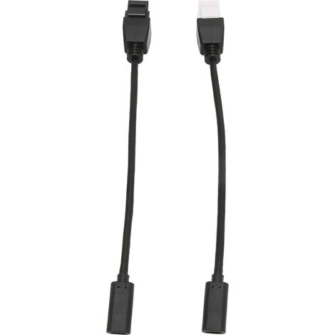 2-teiliger USB-C Keystone-Buchsenstecker, USB 3.1 Typ-C Buchse auf Buchse Verlängerungsadapter für Wanddosenanschlüsse