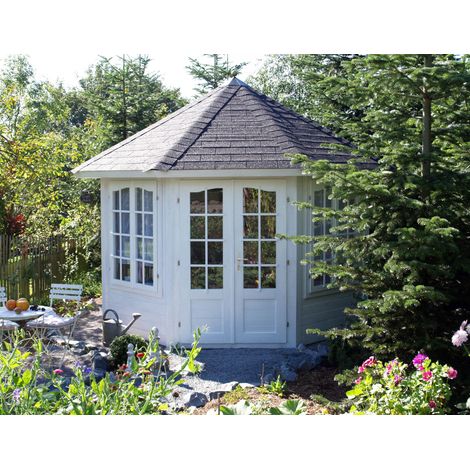 Abri de jardin en bois Veronica 4 9,2 m2 Naturel (1/4)