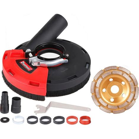 Capot de Protection pour Meuleuse Angulaire Disque Diamant à Meuler Béton 125mm (1/5)
