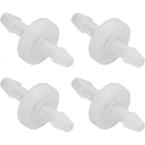 12 Stück Rückschlagventile für Aquarien, ozonbeständig, ölbeständig, Einweg-Luftventil, PP-Rückschlagventil für Aquarien, chemische Industrie, 5,1 mm (1/5)