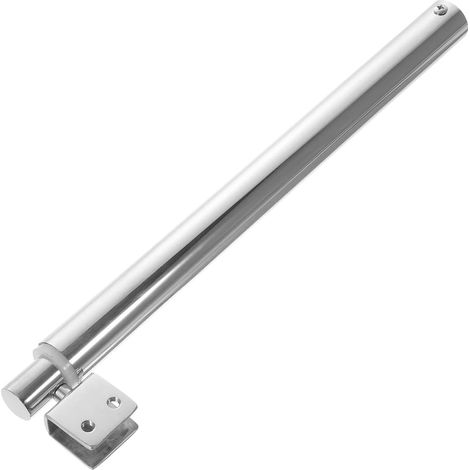 Support mural de fixation pour porte douche sans cadre en acier (1/5)